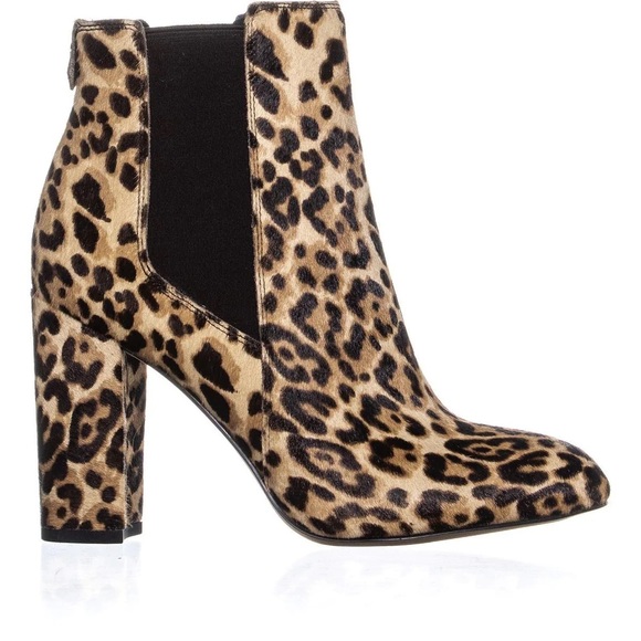 NIB Sam Edelman Case Chelsea Booties Leopard - Picture 1 of 10